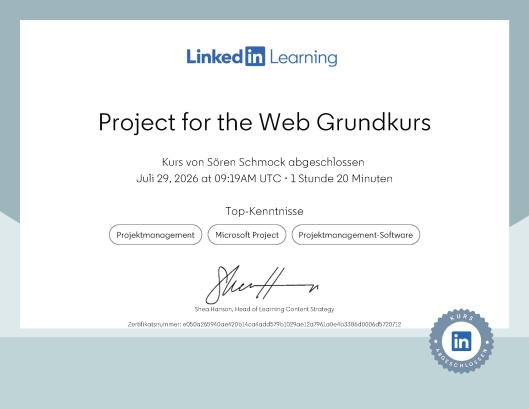 Project for the Web Grundkurs
